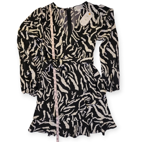 LoveRiche Animal Print Ruffled Mini Dress - Picture 9 of 10